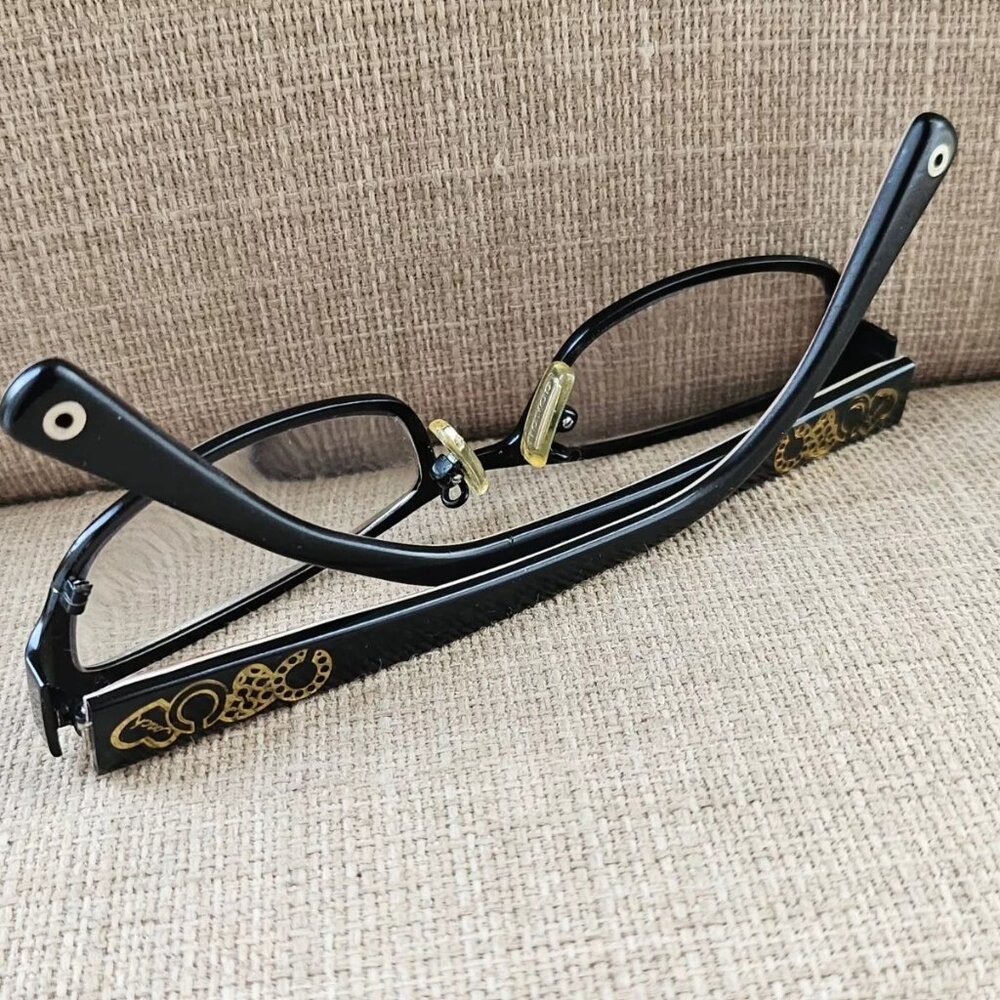 Coach Willow Women Eyeglasses/Glasses Frame Satin Black HC5007 50[]16 135 - Picture 5 of 12